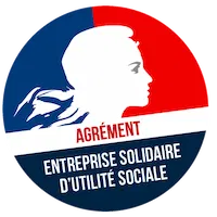 Logo de l’agrément ESUS, Entreprise Solidaire d’Utilité Sociale.