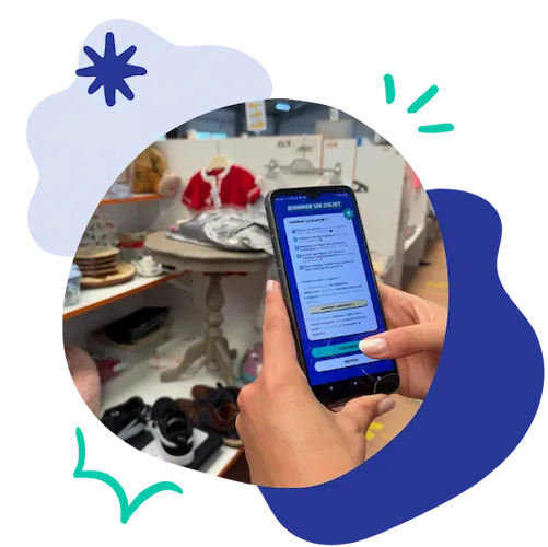 Application PROGCI sur smartphone — encourager le tri des déchets avec récompenses