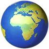 Icône globe montrant l’Europe et l’Afrique