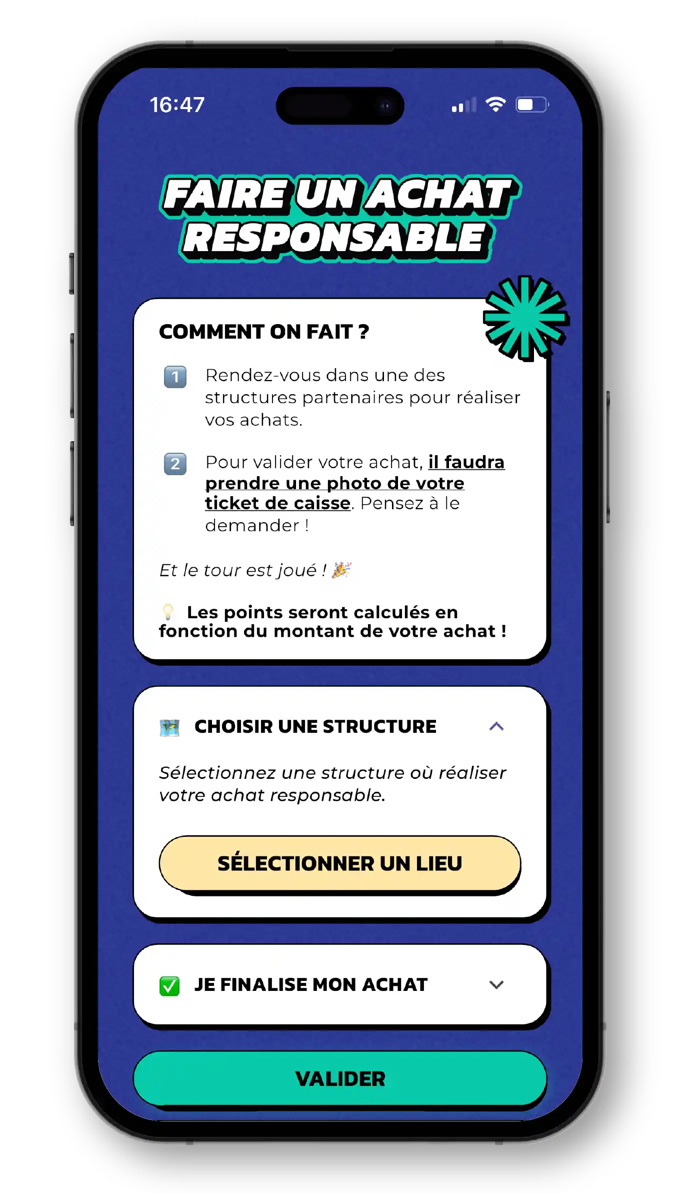 mockup faire un achat
