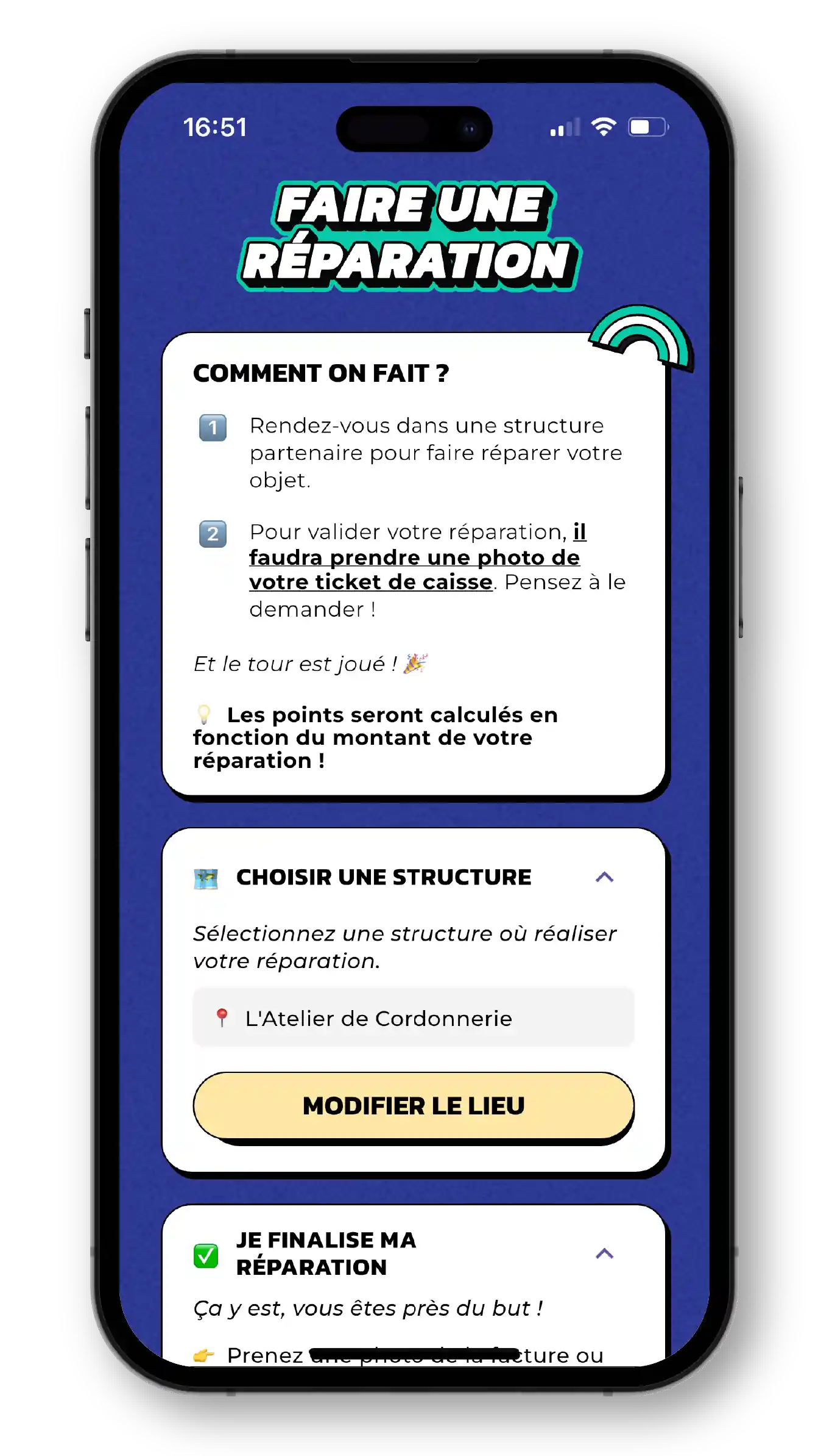 mockup faire une réparation